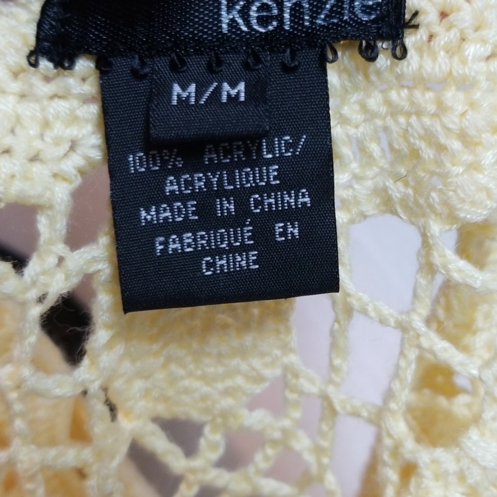 ๐3 for $15 Kensie crochet wrap top shrug sweater - Picture 3 of 5